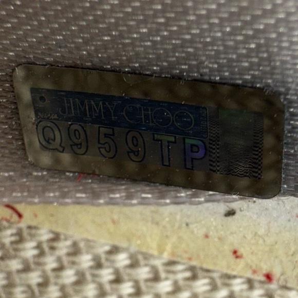 Jimmy Choo Red Suede Chain Shoulder Bag Crossbody with Box & Dust Bag EUC - Picture 13 of 13